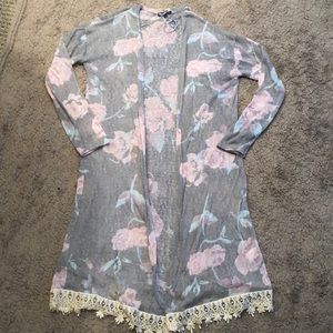 Beautiful flower cardigan